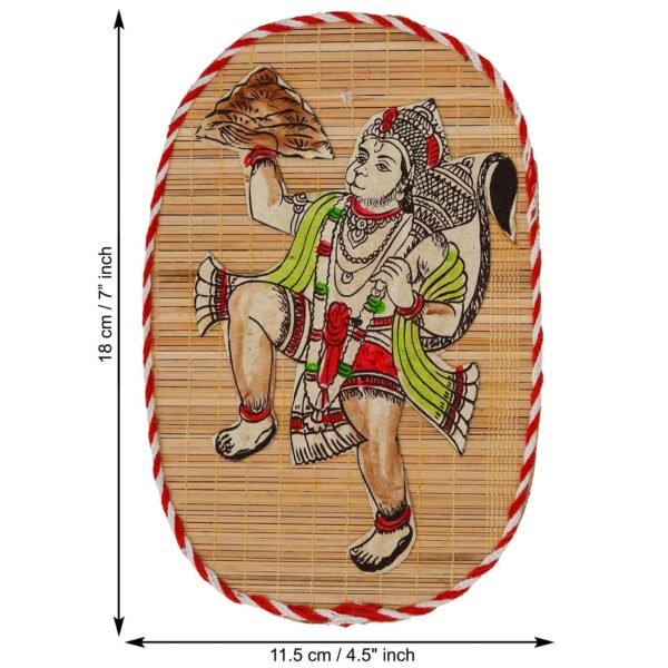 Bamboo Hand Crafted Wall Hangings Of Hanuman Ji For Home D?cor | Bamboo Art For Wall D?cor