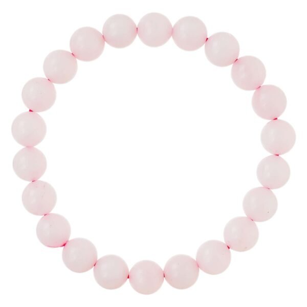 Rose Quartz Bracelet for Women Men's Gifts - Protection Healing Crystal Bracelet - 8mm Gemstone Beaded Adjustable